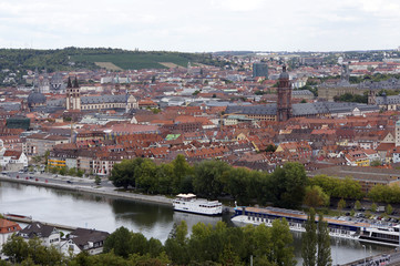 Blick auf Würzburg
