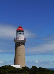 Fototapeta na wymiar Cape du Couedic with the lighthouse on Kangaroo island