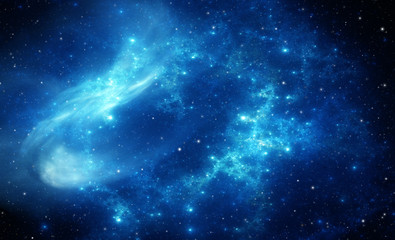 Obraz na płótnie Canvas Nebula is a place where new stars are born