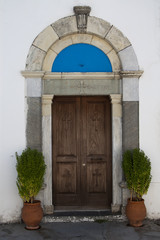 Fototapeta na wymiar Door of Greek church