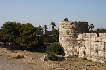 Castle in Kos city; Greece