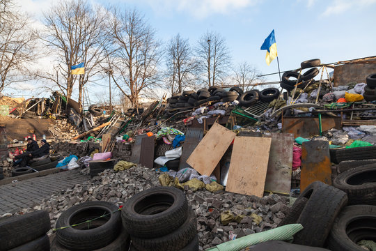 Ukrainian Revolution, Euromaidan After An Attack By Government F