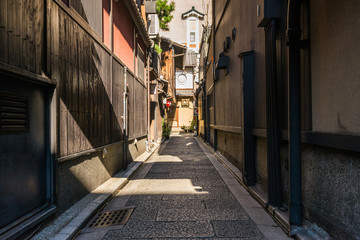 京都　花見小路の路地