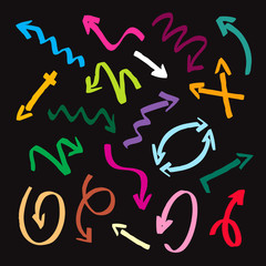 color vector marker arrows