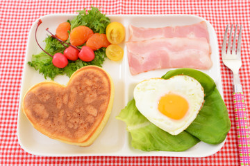 美味しそうな朝食