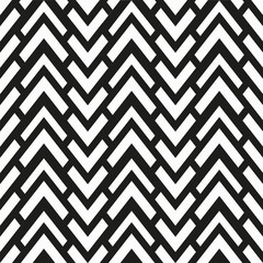 monochrome zigzag seamless pattern