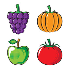 Vegetables collection.