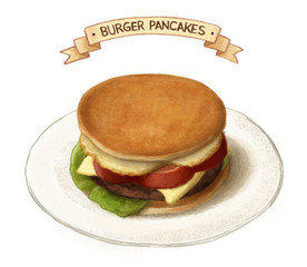 Burger Pancakes