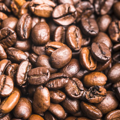 Coffee beans background