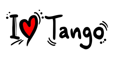 Tango love - obrazy, fototapety, plakaty