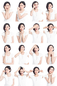 chinese woman facial expressions