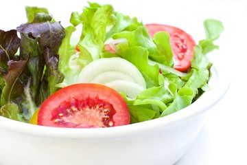 Fresh vegetable salad