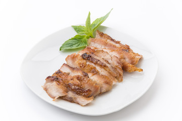 Charcoal-boiled pork neck