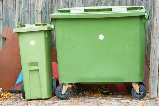 Grabage bins