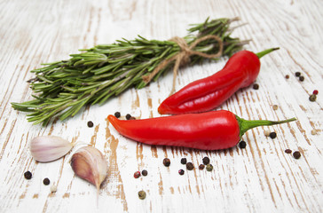 Rosemary, Pepper and Garlic