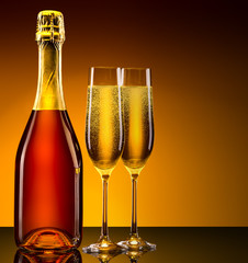 luxury champagne background
