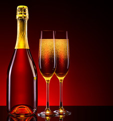 luxury champagne background