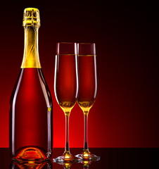 luxury champagne background