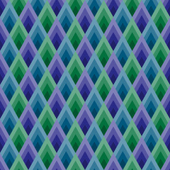 Fototapeta na wymiar Seamless pattern of rhombuses