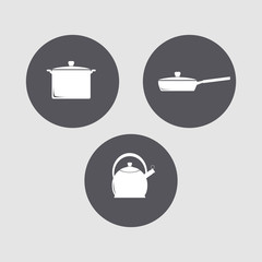 Mini set - kitchen icons.