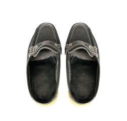 Old leather shoe