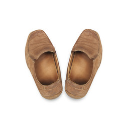 Old leather shoe