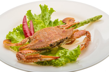 Boiled crab
