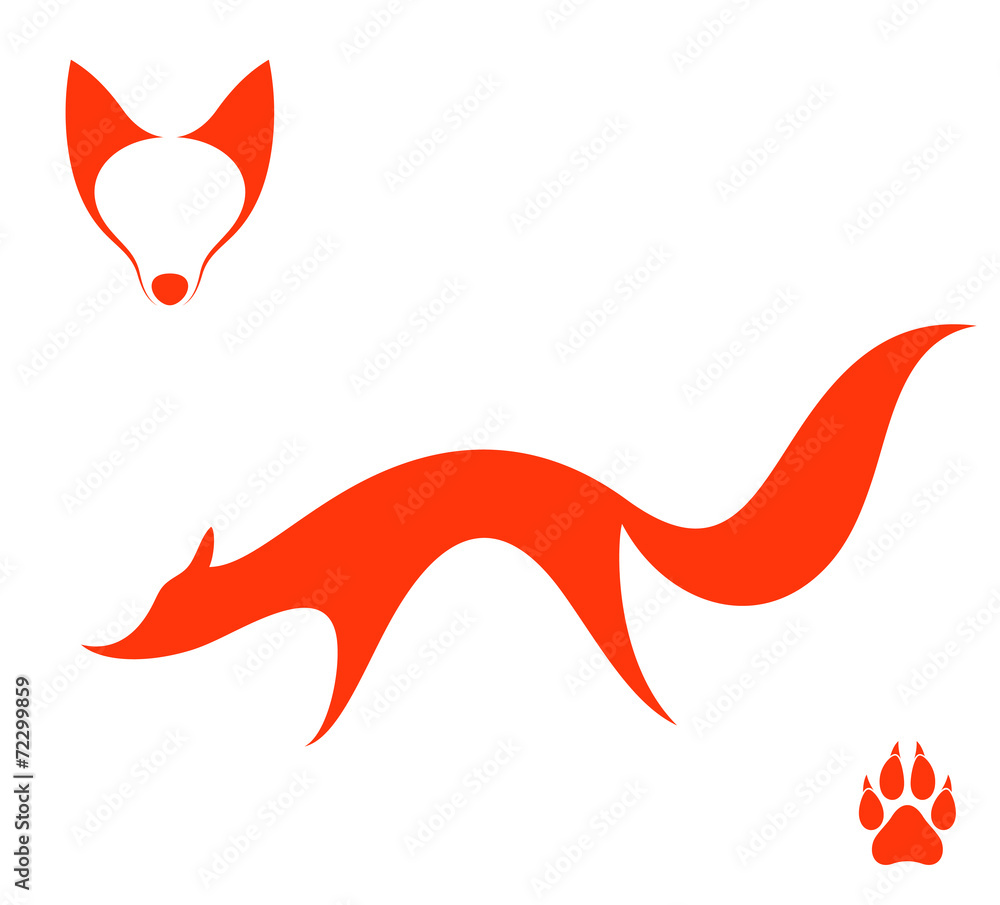 Poster fox. set