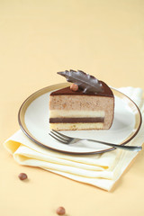 Chocolate Hazelnut Mousse Cake