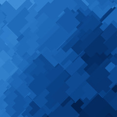 Blue Square Abstract Background