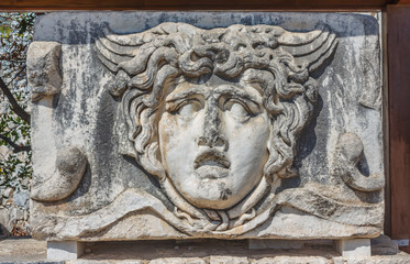 head of Gorgon Medusa