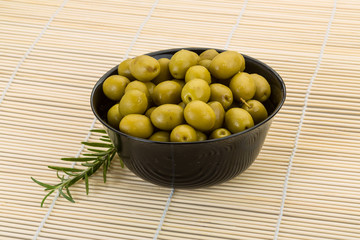 Green olives