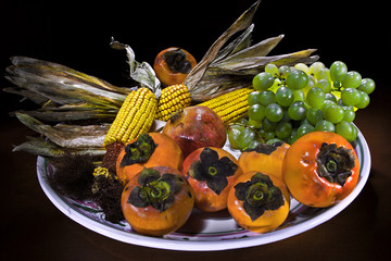 autumn fruit bowl