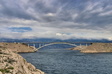 Fototapeta premium Pag Brücke - Pag bridge 22