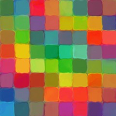 Abstract rainbow color paint mozaic pattern art background