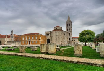 Zadar Kirche Sankt Donatus - Zadar St. Donatus Church 01