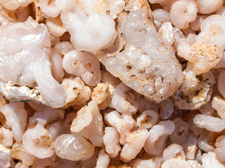 Background of Shiny Rocks and Crystals