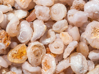 Background of Shiny Rocks and Crystals