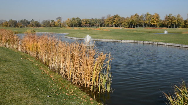 Golf course in Mezhigirya, Ukraine