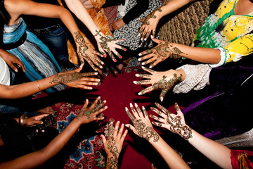 Mains et cérémonie du henné