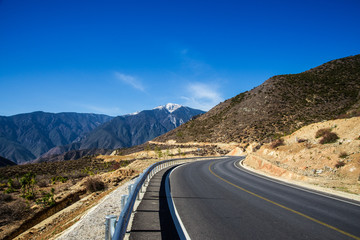 The road to snow mountain