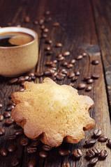 Cupcake and coffee