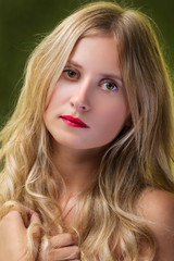 Fototapeta premium blond woman portrait