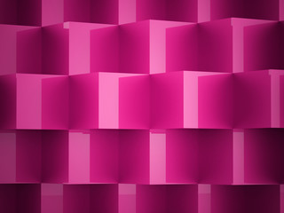 Pink cubes concept