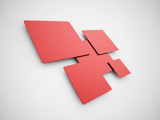 Red abstract business background