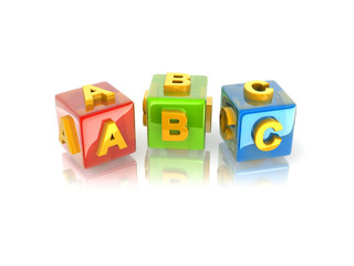 3d text ABC