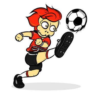 skull head soccer player