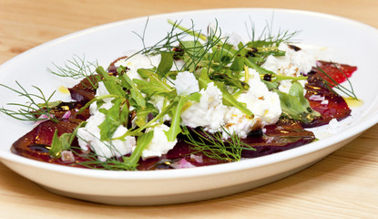 Beet-root carpaccio