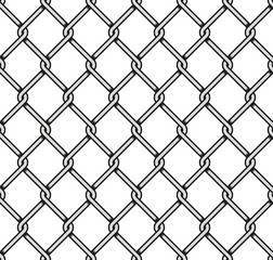 Fototapeta premium Steel Wire Mesh Seamless Background.