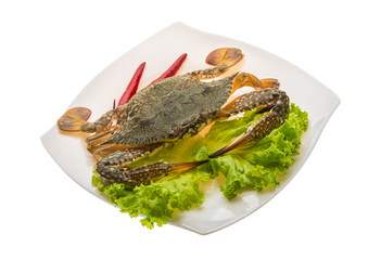Raw crab